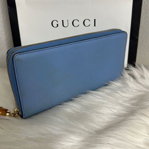 💯Authentic Gucci Zipped Around Long Wallet🍀 - Picture 9 of 17